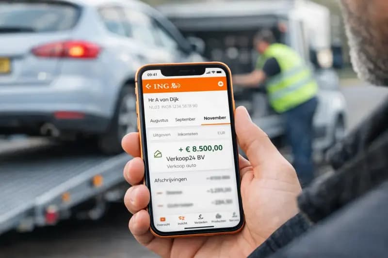 Directe contante betaling in euro's na verkoop via Verkoop24
