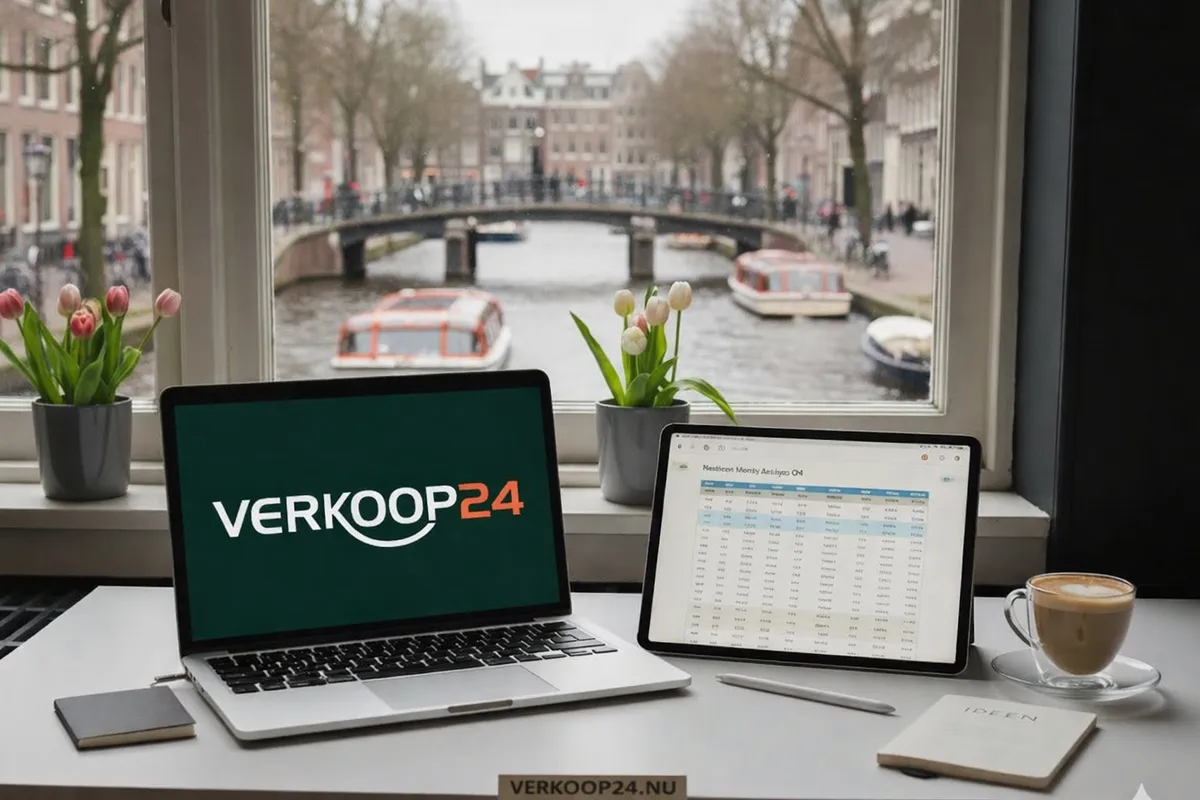 MacBook laptop en iPad tablet naast elkaar op een bureau